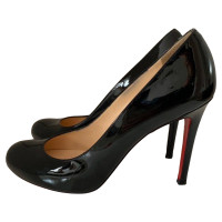 Christian Louboutin Wedges Patent leather in Black