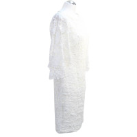 Ralph Lauren Kanten jurk in het wit