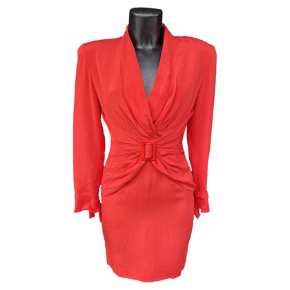Mila Schön Concept Dress Silk in Red