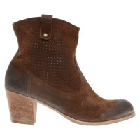 N.D.C. Made By Hand Ankle boots Suede in Brown