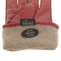 Roeckl Handschuhe aus Leder in Rot