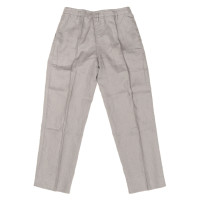 Armani Paire de Pantalon en Lin en Gris