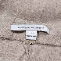 Diane Von Furstenberg Paio di Pantaloni in Beige
