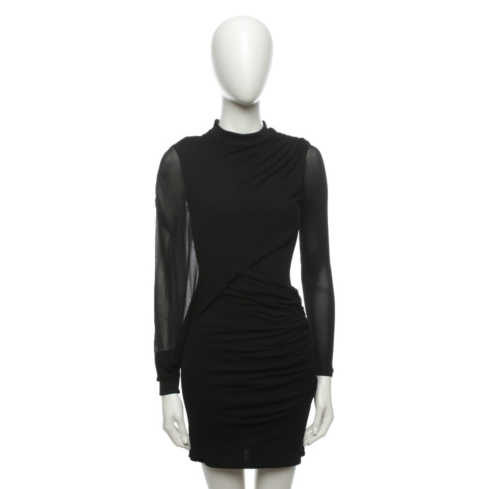 Balmain Kleid aus Viskose in Schwarz