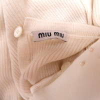 Miu Miu Pullover con collo lavorato a maglia