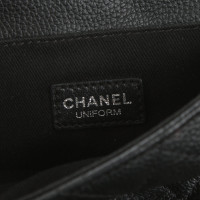 Chanel Uniform Sac ceinture en cuir noir