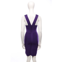 Hervé Léger Kleid in Violett