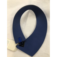 Emporio Armani Necklace Leather in Blue
