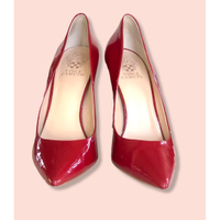 Vince Camuto Pumps/Peeptoes Leather in Red