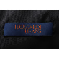 Trussardi Jacket/Coat Leather in Black
