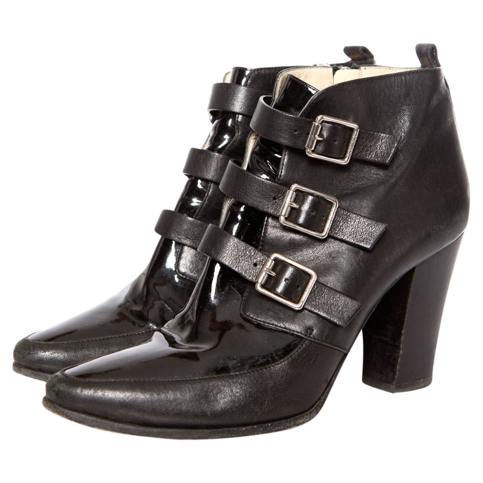 Jimmy Choo Bottines en Cuir en Noir