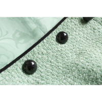 Chanel Jacke/Mantel aus Baumwolle in Grün