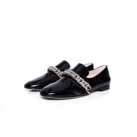 Christopher Kane Slippers/Ballerinas Patent leather in Black