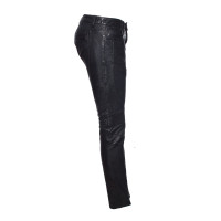 All Saints Trousers Leather in Black