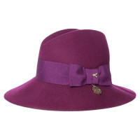 Patrizia Pepe Hut/Mütze aus Wolle in Violett