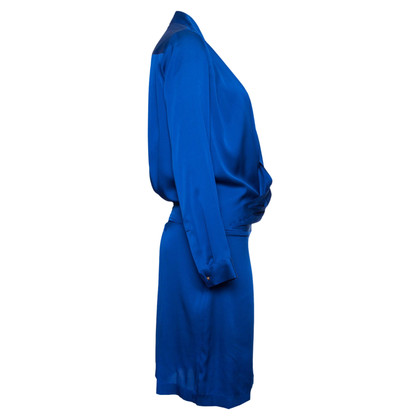 Diane Von Furstenberg Dress Silk in Blue