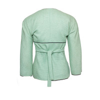 Chanel Jacke/Mantel aus Baumwolle in Grün