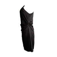Diane Von Furstenberg one shoulder dress in black