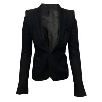 Rick Owens Blazer in Lana in Nero