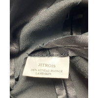Jitrois Skirt Leather in Black