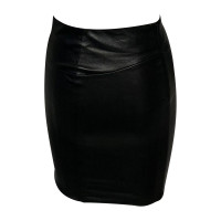 Jitrois Skirt Leather in Black