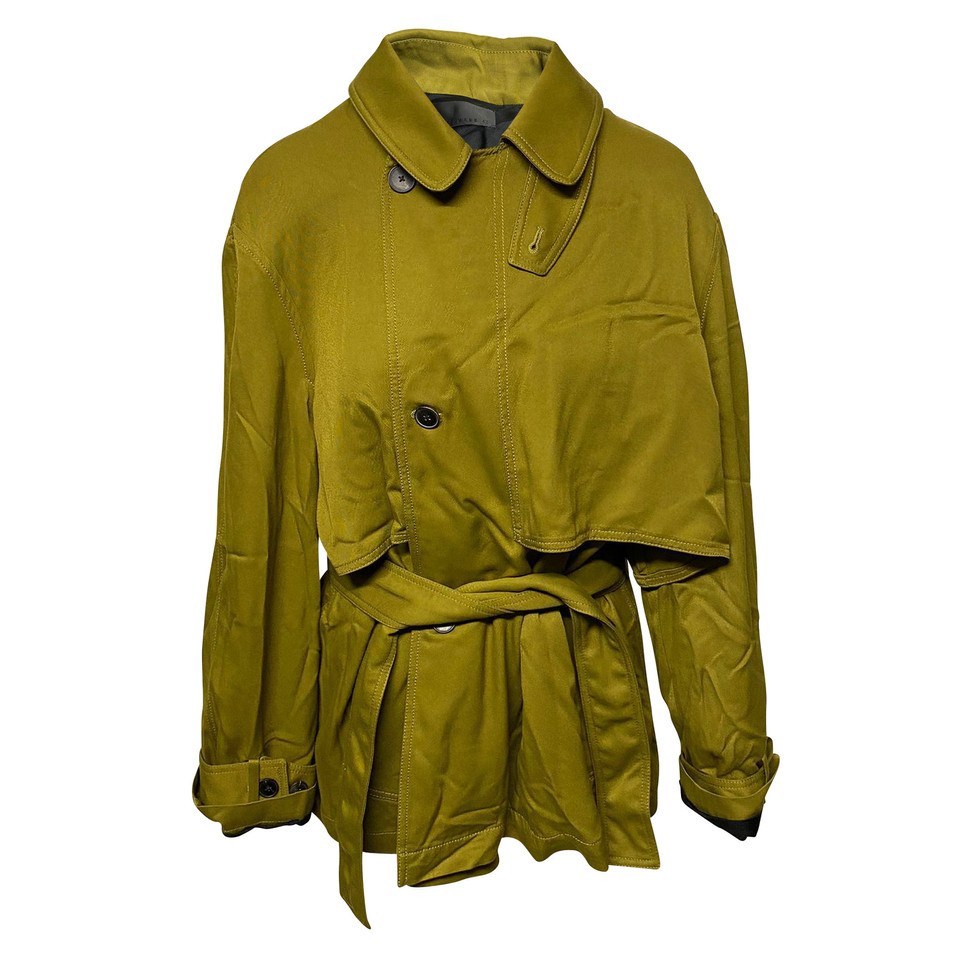 Haider Ackermann Jacket/Coat Viscose in Green
