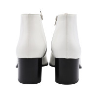 Acne Ankle boots Leather in White