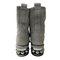 Nicholas Kirkwood Bottes en Daim en Gris