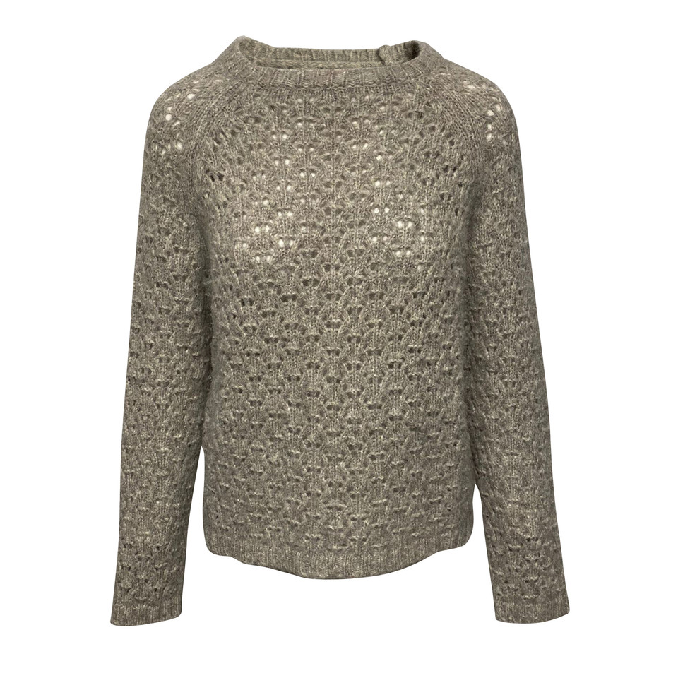 Nili Lotan Top Wool in Grey