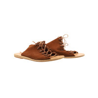 Ancient Greek Sandals Sandales en Daim en Marron