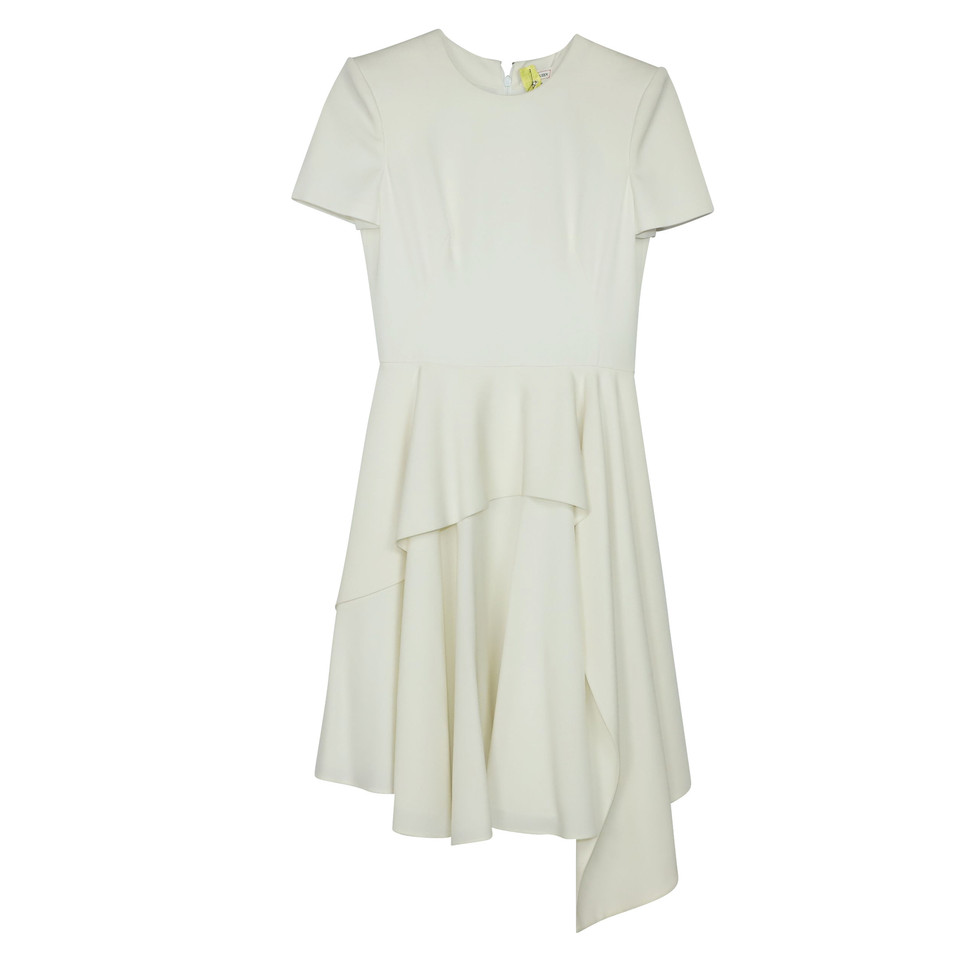 Alexander McQueen Kleid aus Wolle in Weiß