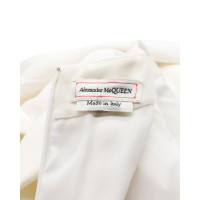 Alexander McQueen Vestito in Lana in Bianco