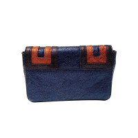 Anya Hindmarch Clutch Bag Leather in Blue