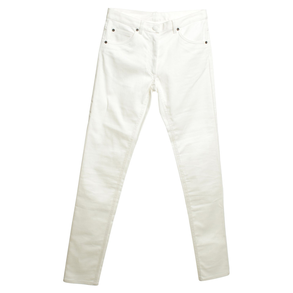Maison Martin Margiela Cotton pants in white