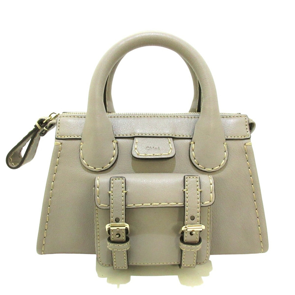 Chloé Edith Leather in Beige