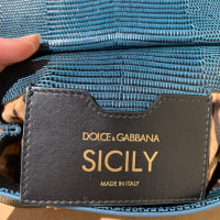 Dolce & Gabbana Sicily Bag Leather in Petrol