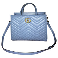 Gucci Tote bag Leather in Blue