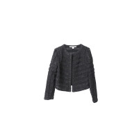 Diane Von Furstenberg Jacket/Coat Cotton in Black