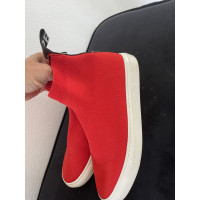 Patrizia Pepe Sneaker in Cotone in Rosso
