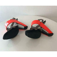 United Nude Sandals Patent leather in Orange