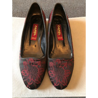 Carel Slippers/Ballerinas Canvas in Red