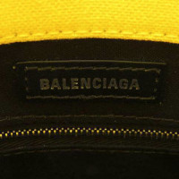 Balenciaga Umhängetasche aus Canvas in Gelb