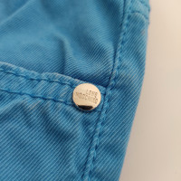 Love Moschino Paire de Pantalon en Coton en Turquoise