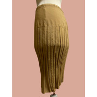 Chanel Skirt Viscose in Gold