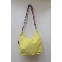 Longchamp Handtasche aus Canvas in Gelb