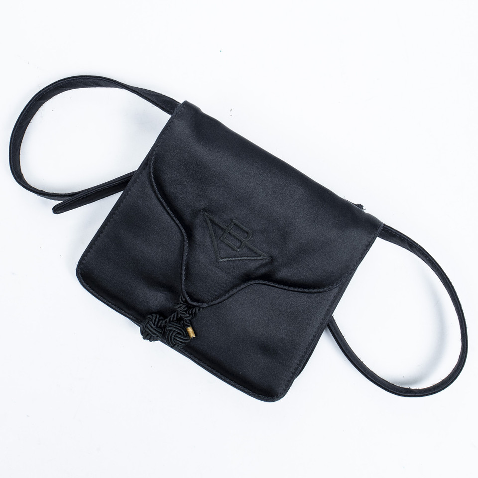 Bottega Veneta Handtasche aus Canvas in Schwarz
