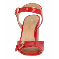 Sergio Rossi Sandals Leather in Red