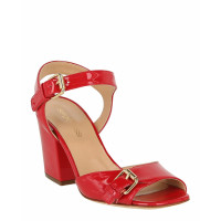 Sergio Rossi Sandals Leather in Red