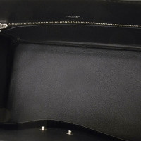 Hermès Birkin Bag 25 aus Leder in Schwarz