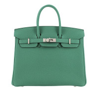 Hermès Birkin Bag 25 in Pelle in Verde